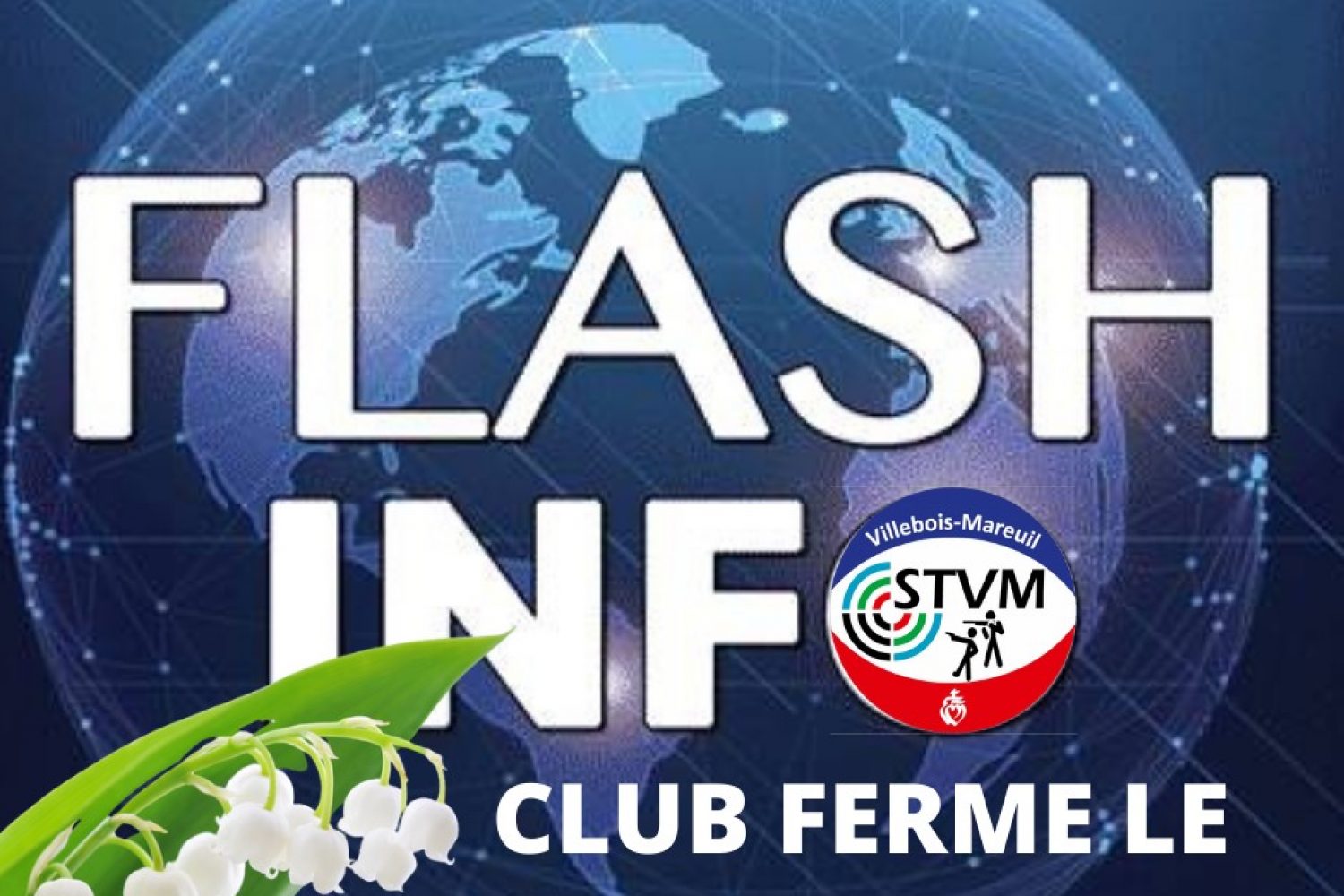 Fermeture exceptionnelle Dimanche 1er mai