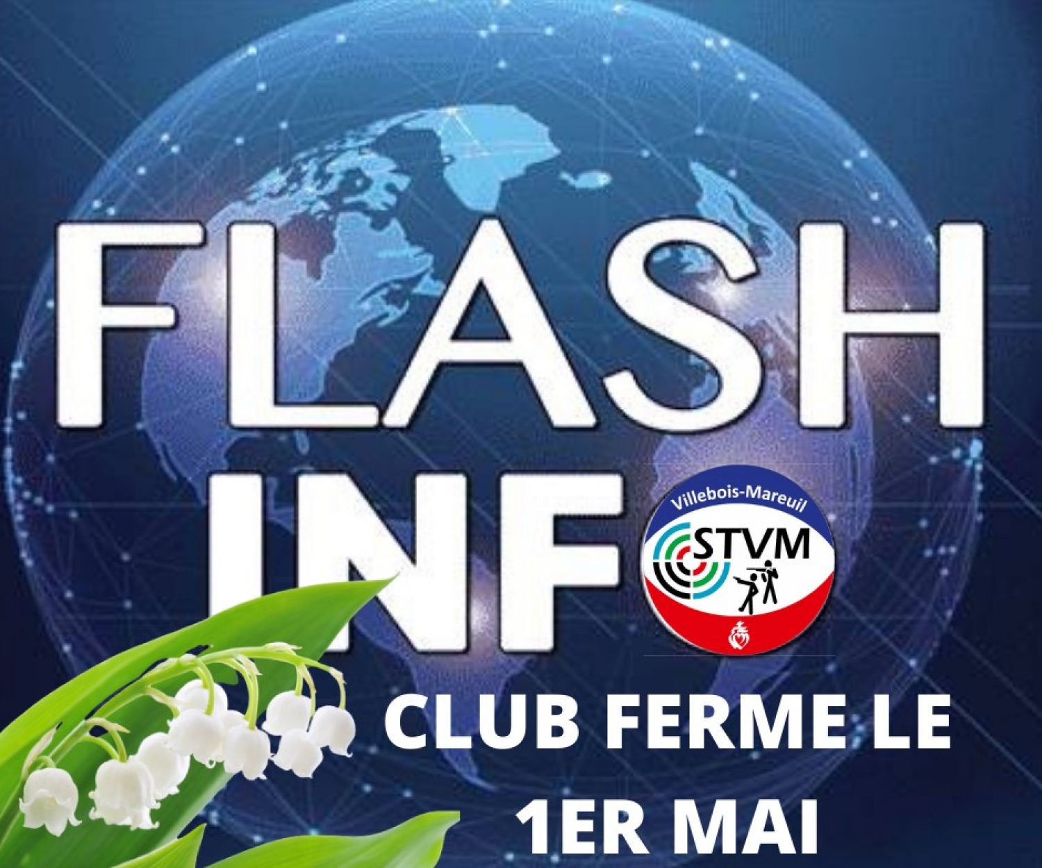 Fermeture exceptionnelle Dimanche 1er mai